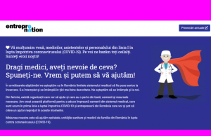 Platformă online de ajutare a spitalelor
