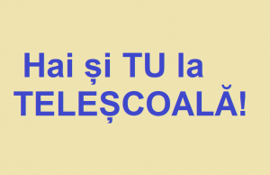 Săptămâna a treia de TELEȘCOALĂ la TVR 2 Hai la TELEȘCOALĂ!
