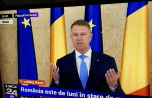 Președintele Iohannis va decreta starea de urgență Captură ecran transmisiune direct Digi 24