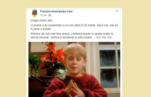 ”Dragul nostru elev…” mesaj viral al Primăriei Aiud Mesaj Primărie Aiud