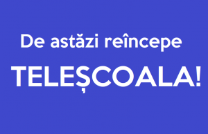 ”Teleșcoala”, de astăzi, la TVR2 și TVR 3! Teleșcoală, la TVR
