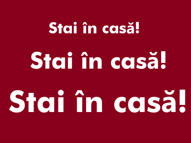 Stai in casa!
