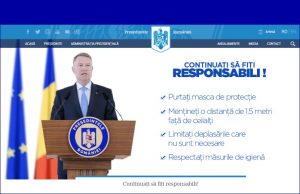 Președintele României, Klaus Iohannis – apel la responsabilitate
