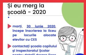 Începe înscrierea la liceu pe locurile rezervate elevilor cu CES!