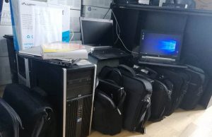 Calculatoare donate de Consiliul Județean Dâmbovița către DGASPC