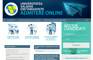 Azi încep înscrierile la Universitatea Valahia Târgoviște! Numai online!