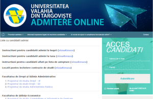 Gata, s-au afișat și rezultatele admiterii la Universitatea Valahia din Târgoviște!