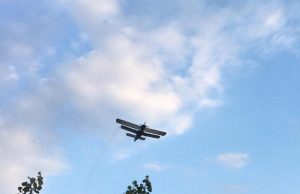 A început a 2-a acțiune de combatere din avion a insectelor de disconfort