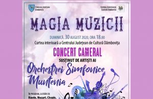 ”Magia muzicii” – concert cameral la Centrul Județean de Cultură Dâmbovița