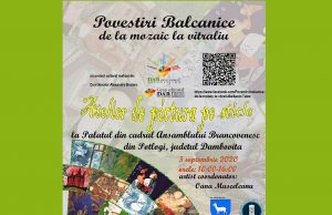 Proiectul „Povestiri balcanice” continuă la Potlogi cu un Atelier de pictură pe sticlă