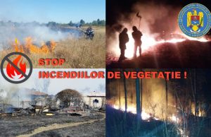 ATENȚIE, CETĂȚENI! NU MAI DAȚI FOC VEGETAȚIEI USCATE!