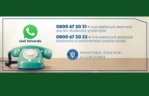 Două linii Telverde cu informații despre reluarea școlii pentru părinți și administrații