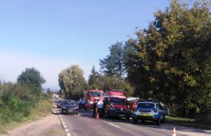 Pompierii de la Garda Voinești au intervenit la un accident rutier de pe DN-72A