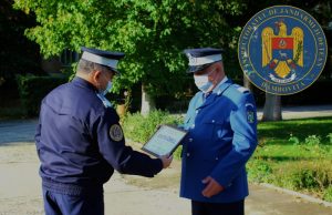 Un jandarm dâmbovițean la încheierea mandatului de onoare în instituția “Oamenilor de arme”
