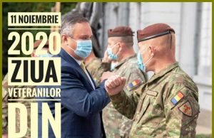11 noiembrie – Ziua veteranilor din teatrele de operații. Mesajul ministrului Apărării Naționale, general (r) Nicolae Ionel Ciucă