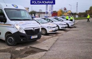 Polițiștii au verificat respectarea în trafic a regulilor de protecție la transportul de marfă și de persoane