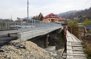 Ieri, în comuna Moroeni – zona Glava, a fost inaugurat podul peste râul Ialomița