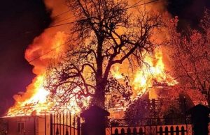Dealu Frumos – Pietroșița, incendiu provocat de un scurtcircuit electric!