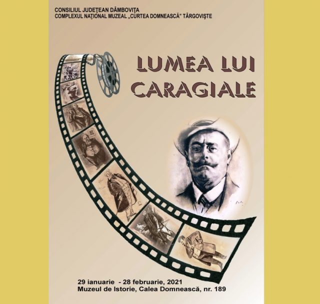 Afiș expoziție Caragiale