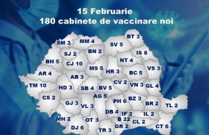 Din 15 februarie începe vaccinarea anti-covid-19 cu vaccinul AstraZeneca și se deschid 180 de noi cabinete de vaccinare în țară