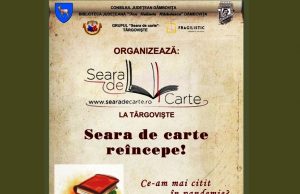 „Seara de carte la Târgovişte” revine de mâine la Biblioteca Județeană „Ion Heliade Rădulescu” Dâmboviţa