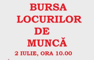 Ești în căutarea unui job? Vino pe 2 iulie la Bursa Locurilor de Muncă!
