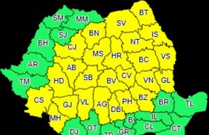 Atenție! 25 – 26 august, Cod galben de ploi torențiale valabil și pentru județul Dâmbovița!