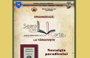 „Nostalgia paradisului”, de Nichifor Crainic, în dezbatere azi la „Seara de carte la Târgovişte”