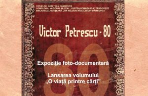 Victor Petrescu, om de cultură și cel mai longeviv director al Bibliotecii Județene “Ion Heliade Rădulescu”, omagiat azi printr-o expoziție și o lansare de carte incluse în Zilele Cetății Târgoviște