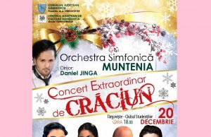 20 decembrie – Concert extraordinar de Crăciun, susținut de Orchestra Simfonică „Muntenia” la Clubul Studenților din Târgoviște