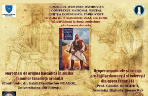 Conferințe și lansare de carte la Muzeul de Istorie din Târgoviște