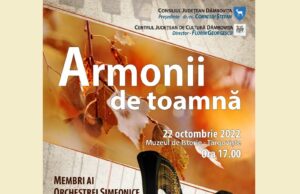 Invitație la ”Armonii de toamnă”, un concert de harpă susținut de Roxana Moișanu