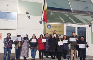 Protest sindical al consilierilor din serviciile de probațiune din toată țara! Și la Târgoviște a fost pichetat sediul instituției!