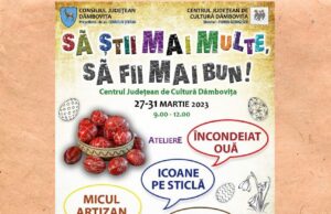 Ateliere în cadrul Programului Național Școala Altfel – „Să știi mai multe, să fii mai bun!” la Centrul Județean de Cultură Dâmbovița