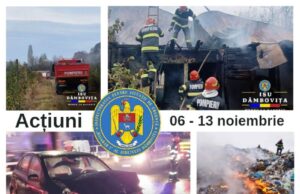 Zi sau noapte, pe ei îi chemăm să ne salveze! ISU “Basarab I” Dâmboviţa își prezintă raportul săptămânal!