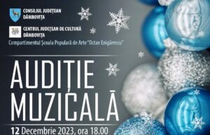 „Audiție muzicală” a elevilor Liceului de Arte „Bălașa Doamna” și ai Școlii Populare de Arte „Octav Enigărescu” din Târgoviște