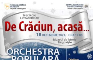 Pe 18 decembrie, hai și tu la concertul „De Crăciun, acasă…” oferit de Orchestra Populară Chindia! Intrarea este liberă!