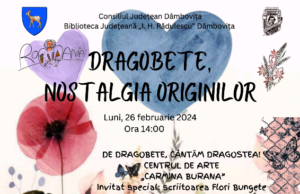 „Dragobete, nostalgia originilor” la Biblioteca Județeană „I. H. Rădulescu” Dâmbovița