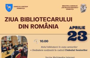 Mâine este Ziua Internațională a Cărții, dar și a Bibliotecarului din România! Citește aici programul prin care marchează evenimentul Biblioteca Județeană Ion Heliade Rădulescu Dâmbovița!