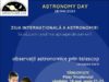 Și în acest an, SARM oferă târgoviștenilor observații astronomice prin telescop cu ocazia Zilei Internaționale a Astronomiei