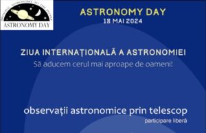 Și în acest an, SARM oferă târgoviștenilor observații astronomice prin telescop cu ocazia Zilei Internaționale a Astronomiei