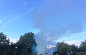 Surprins de jandarmi în timp de incendia diverse deșeuri!
