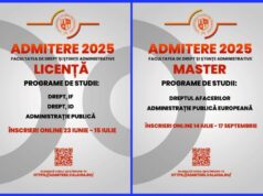 Facultatea de Drept și Științe Administrative din cadrul Universității „Valahia” din Târgoviște dă startul admiterii pentru anul universitar 2025-2026