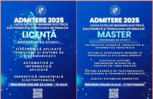 Facultatea de Inginerie Electrică, Electronică și Tehnologia Informației din cadrul Universității „Valahia” din Târgoviște dă startul admiterii pentru anul universitar 2025-2026