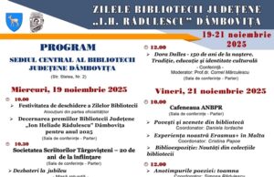 Zilele Bibliotecii Județene „I.H. Rădulescu” – programul complet!