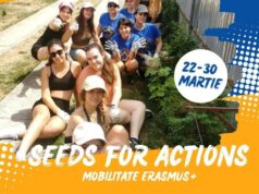 „Seeds for action”, un nou proiect Erasmus+ organizat de Asociația Be You la care pot participa tineri dâmbovițeni cu vârste de 16-19 ani